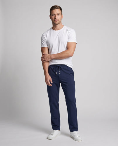 Herren Comfort Fleece Chino-Hose mit Kordelzug, Gerades Bein & Weicher Futter Shop nory