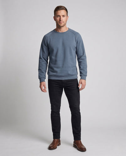 Herren Oversize Rundhals-Sweatshirt mit Thermofleece-Innenfutter Shop nory