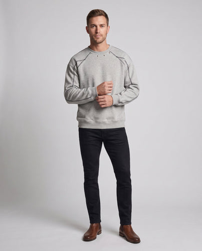 Herren Oversize Sweatshirt mit Kontrastnähten, Raglanärmeln und Rippbündchen Shop nory