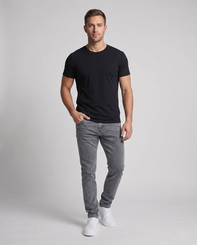 Herren Tapered-Jeans im Used‑Look mit dezenter Distressed‑Optik Shop Nory