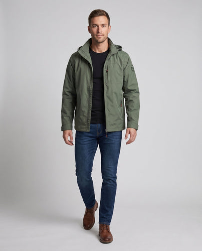 Herren Thermo-Softshelljacke mit Teddyfutter, Kapuze & winddichter Hülle Shop Nory