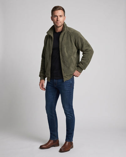 Herren Thermo-WendShop Noryomber mit dicker Teddyfleece-Innenseite & robustem Canvas-Außenmaterial Shop Nory