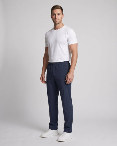 Herren Travel-Cargohose mit elastischem Bund, wasserabweisendem Microfaser & verdeckten Reißverschlusstaschen Shop Nory