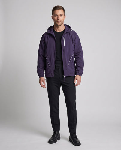 Herren ultraleichte UV-Schutz-Kapuzen-Übergangsjacke mit wasserabweisender, atmungsaktiver Membran & reflektierenden Details Shop Nory