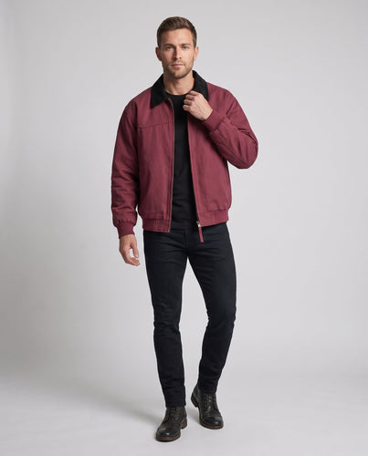 Herren Freizeitjacke mit hohem Kragen und praktischen Taschen Shop Nory