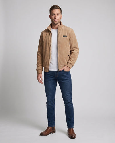 Herren Kuschelige Cordjacke Shop Nory
