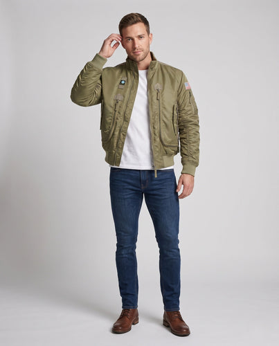 Herren Modische Bomberjacke Shop Nory