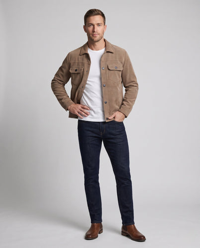 Herren Modische Cordjacke mit weichem Innenfutter Shop Nory