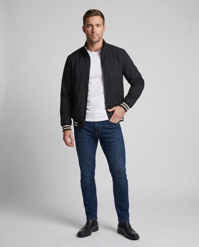 Herren Modische Übergangsjacke mit Stehkragen Shop Nory