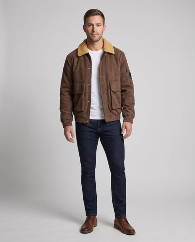 Herren Modische Übergangsjacke mit weichem Futter Shop Nory