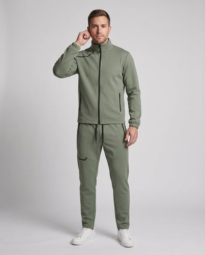 Herren Sportliche Trainingsjacke und Jogginghose Set Shop Nory