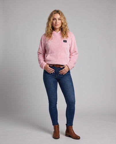 Damen Kuscheliger Fleece-Kapuzenpullover Shop Nory