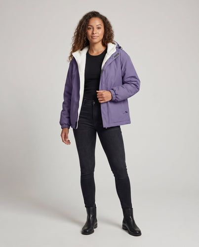 Damen warme Fleece gefütterte Windjacke Shop Nory