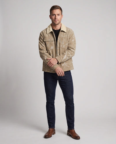 Herren Bequeme und stilvolle Cordjacke Shop Nory
