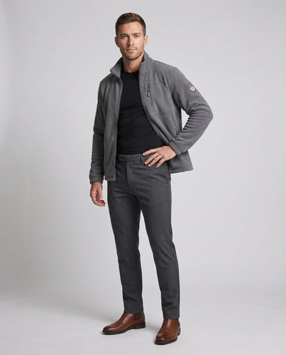 Herren Fleecejacke mit hohem Kragen Shop Nory
