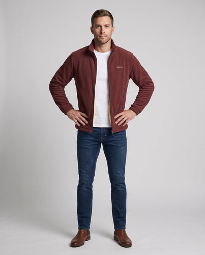 Herren Fleecejacke mit Stehkragen Shop Nory