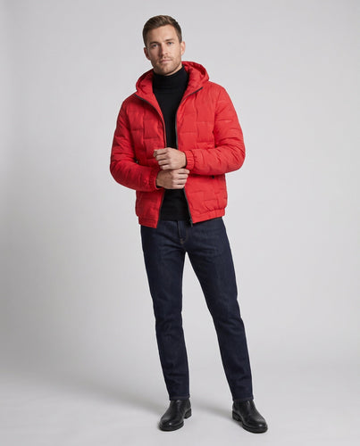 Herren Funktionale Steppjacke mit Kapuze Shop Nory