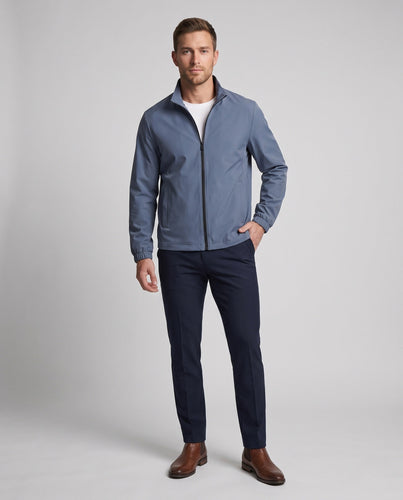 Herren Leichte Freizeitjacke mit Stehkragen Shop Nory