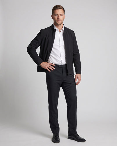 Herren Leichte Übergangsjacke mit hohem Kragen Shop Nory