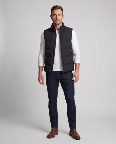 Herren Moderne Steppweste Shop Nory