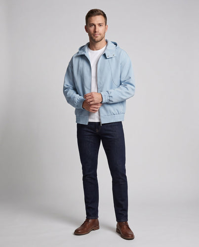 Herren Oversize Velours‑Optik Kapuzenjacke mit Zwei‑Wege‑Metallreißverschluss & elastischem Saum Shop Nory