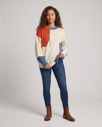 Frauen Übergröße Strickpullover Shop Nory