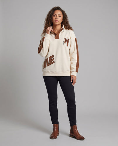 Damen Sportliches Oversized Sweatshirt Shop Nory