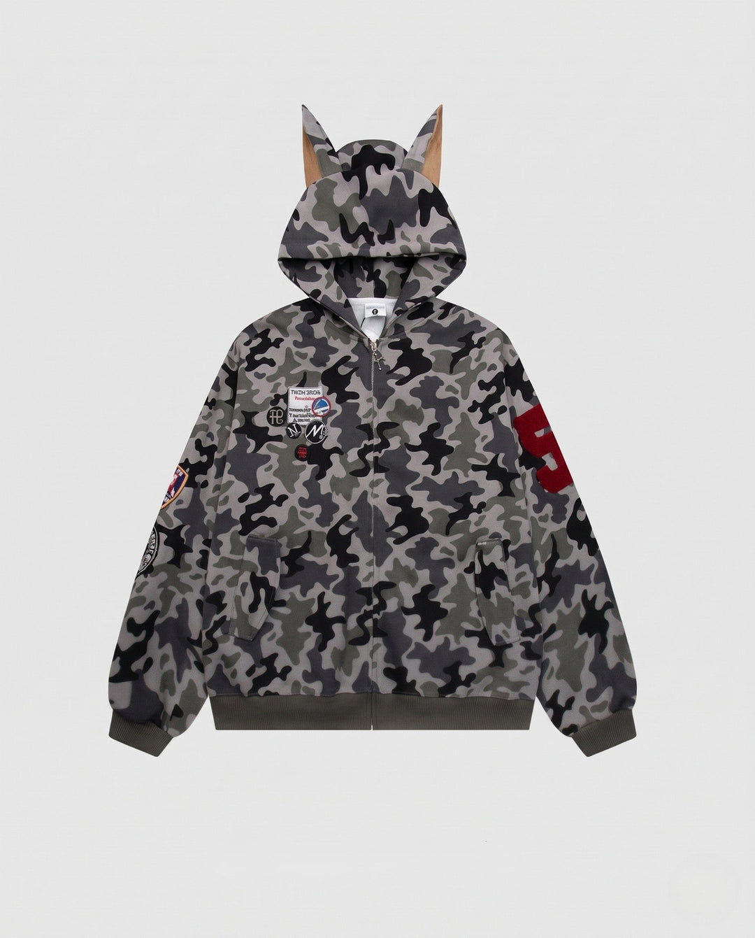 Frauen Urban Camouflage Hoodie Shop Nory