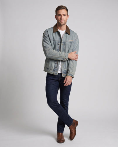 Herren Freizeit Denim Jacke Shop Nory