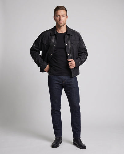 Herren Urban Oversized Denim Jacke Shop Nory