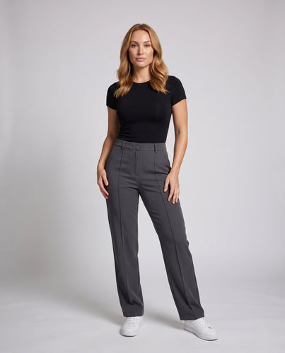 Damen Elegante und Lässige Hochgeschnitte Hosen Shop Nory