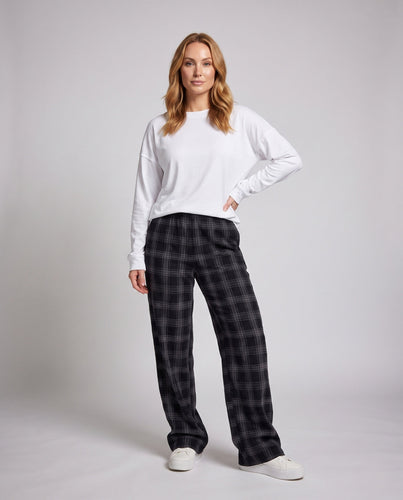 Damen Karottenhose mit Karomuster Shop Nory
