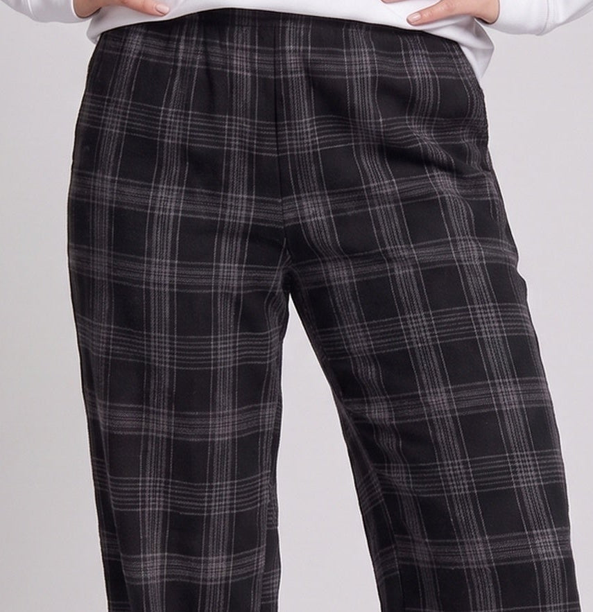 Damen Karottenhose mit Karomuster Shop Nory