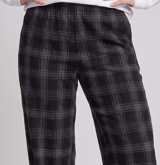 Damen Karottenhose mit Karomuster Shop Nory