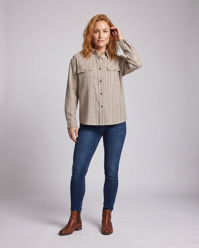 Damen Freizeit Karo Bluse mit Brusttaschen Shop Nory
