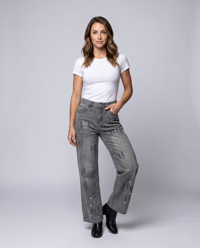 Damenmode Hochbundige Baggy Jeans Shop Nory