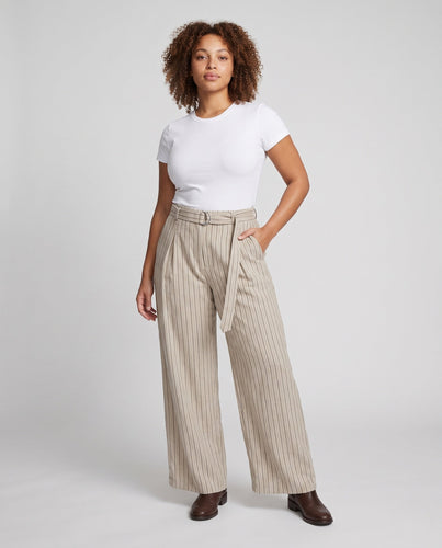 Damen Elegante und Bequeme Gestreifte Palazzo-Hosen Shop Nory