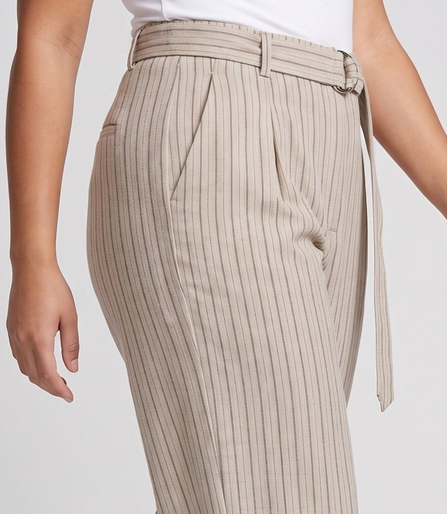Damen Elegante und Bequeme Gestreifte Palazzo-Hosen Shop Nory