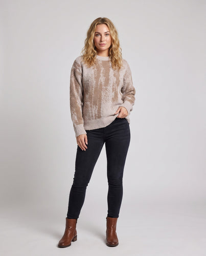 Frauen Flauschiger Oversized Pullover Shop Nory