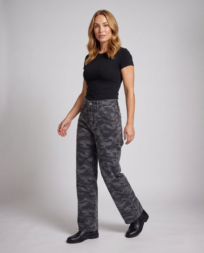 Frauen Modische Camouflage-Hosen Shop Nory