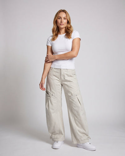 Damen Stylische Cargo-Hose mit praktischen Taschen Shop Nory