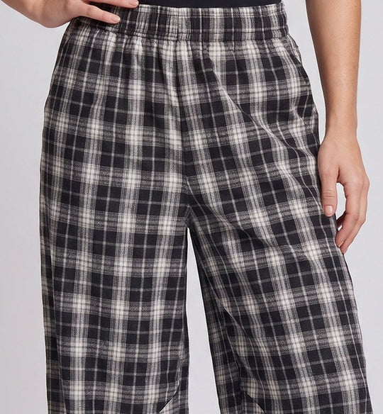 Damen modische Karottenhosen mit kariertem Muster Shop Nory