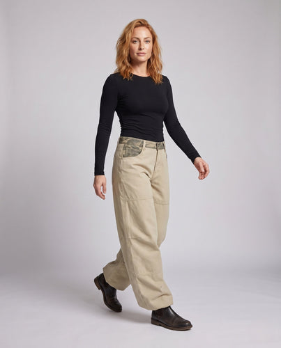 Damenmode Weite Cargo-Hose Shop Nory