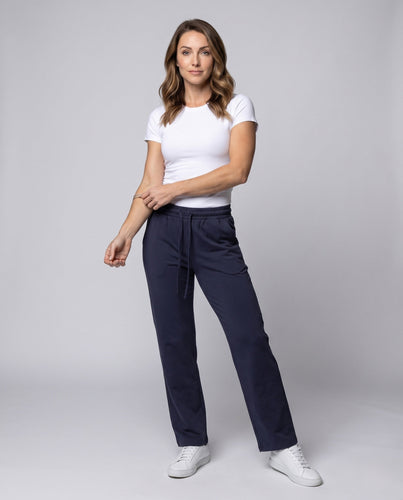 Damen Sport Freizeit-Hosen mit elastischem Bund Shop Nory