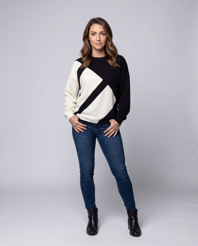 Damen Stylischer Oversized Pullover Shop Nory