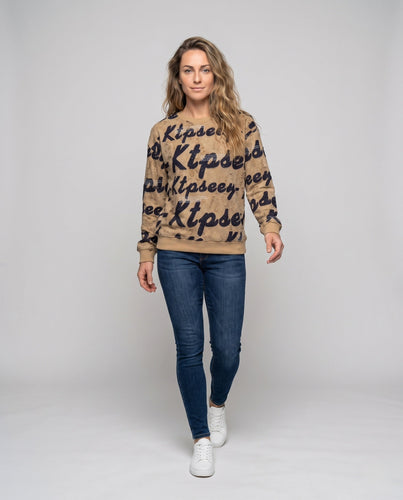 Damen stylisches Sweatshirt Shop Nory