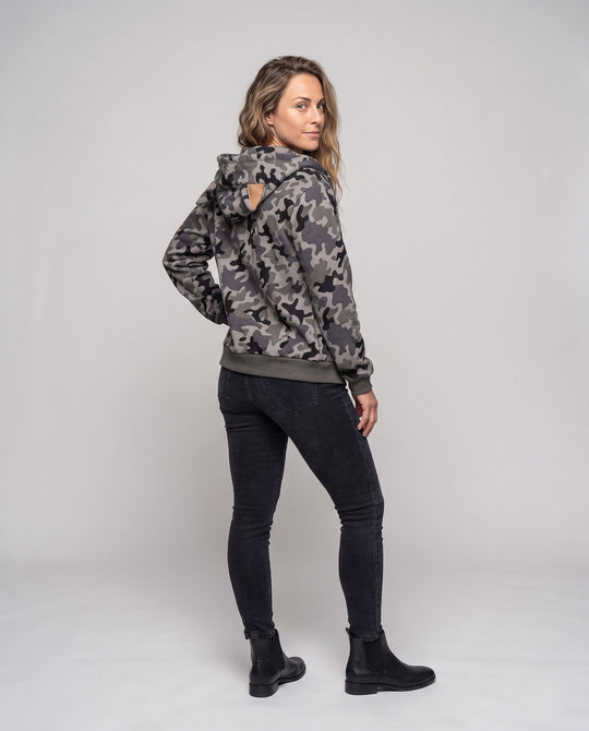 Damen Urban Camouflage Hoodie Shop Nory