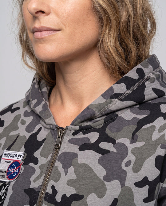 Damen Urban Camouflage Hoodie Shop Nory