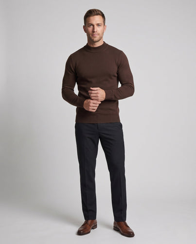 Herren Eleganter Rundhals-Pullover Shop Nory