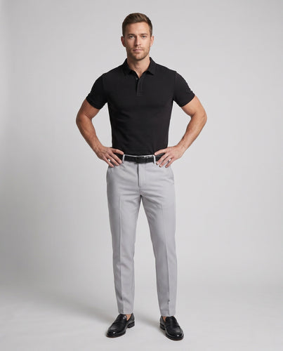 Herren Elegantes Polohemd mit Slim Fit und Chinohosen Shop Nory